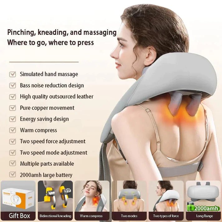 3D Kneading Neck & Shoulder Massager