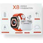 X8 Smart Watch with Power Bank and Wireless Earphone