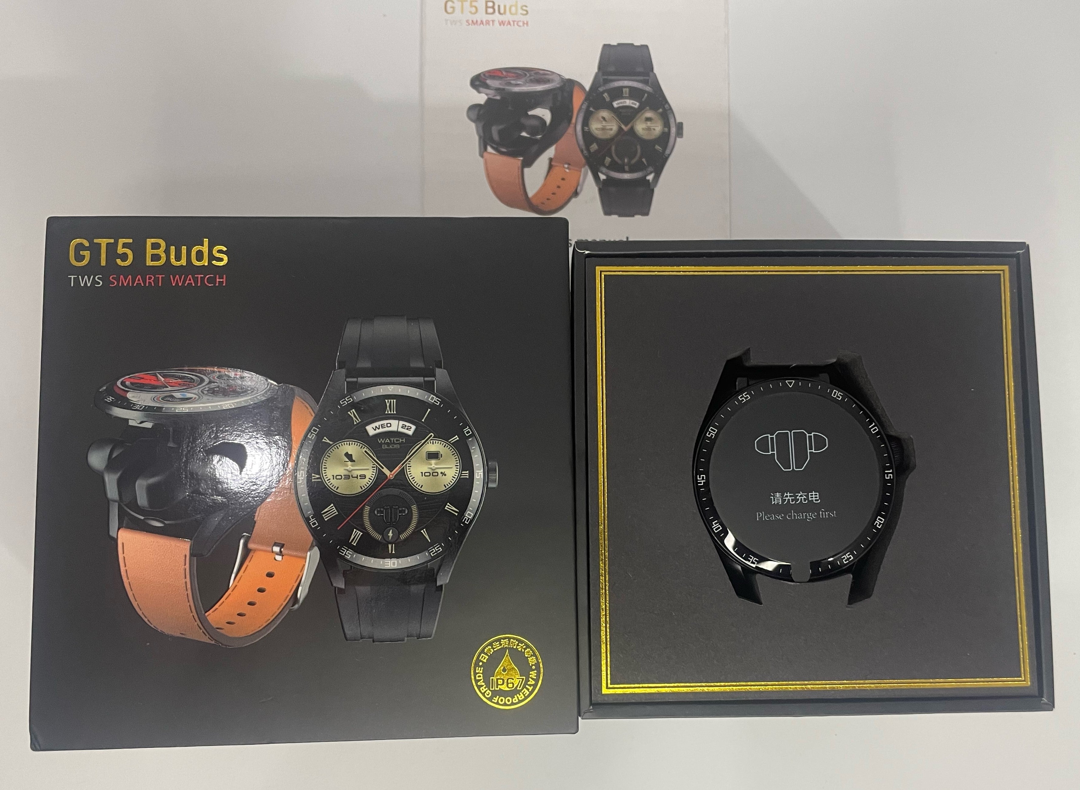 GT5 Buds BT and Earbuds in -1 Smart Watch