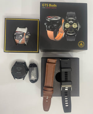 GT5 Buds BT and Earbuds in -1 Smart Watch