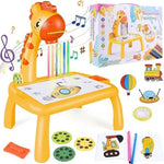 Children LED Projector Drawing Table