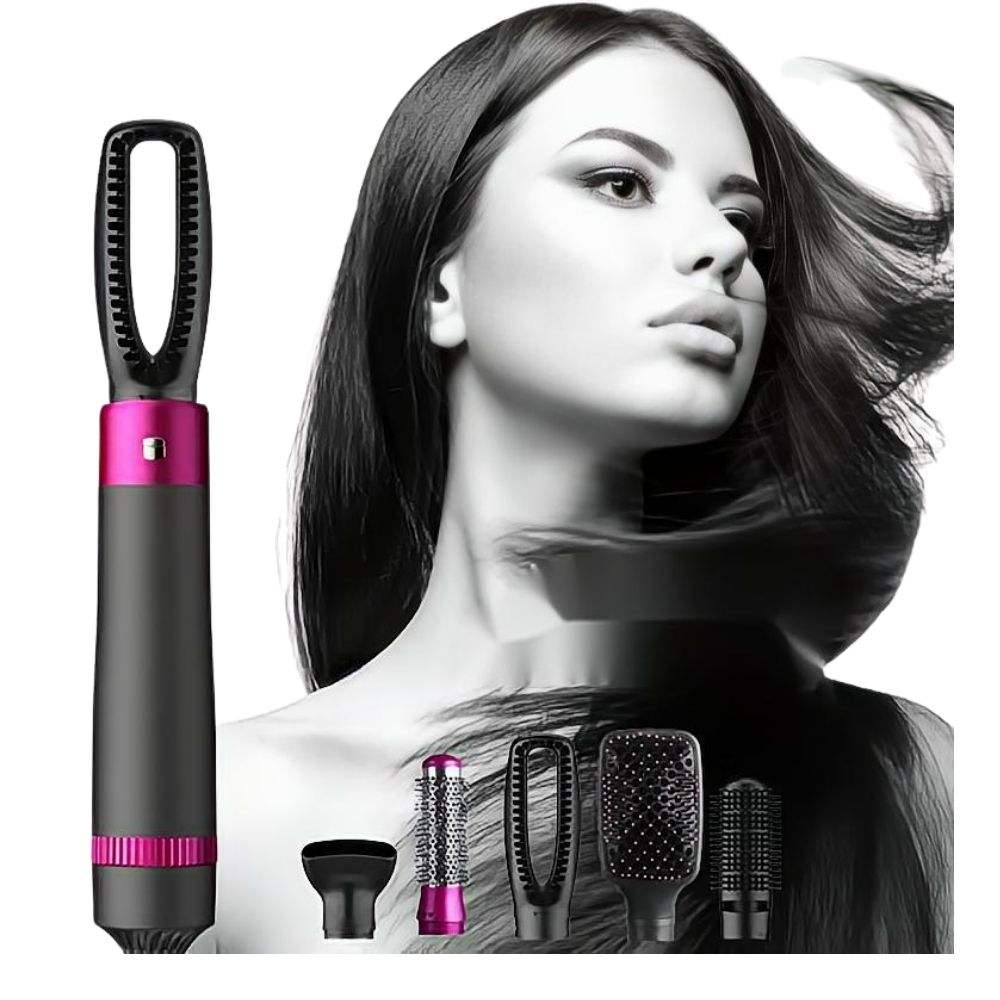 Hot Air Brush : Dry, Style and Volumize with Iconic Technology (5-in-1)