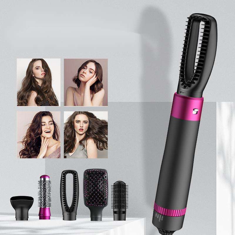 Hot Air Brush : Dry, Style and Volumize with Iconic Technology (5-in-1)